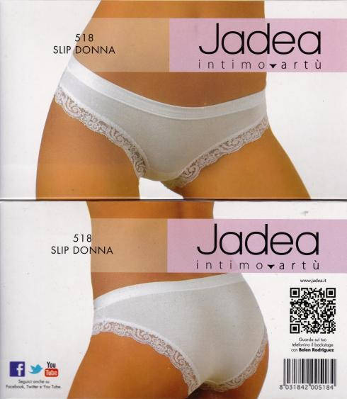

Трусики с кружевом белые Jadea 518 5/48, Белый