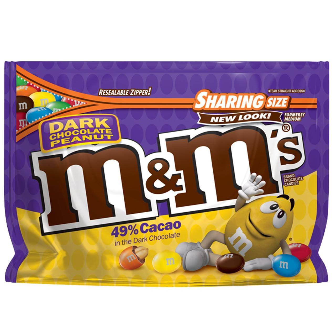 

Драже M&M's Peanut Dark Chocolate 49% cacao 286.3g
