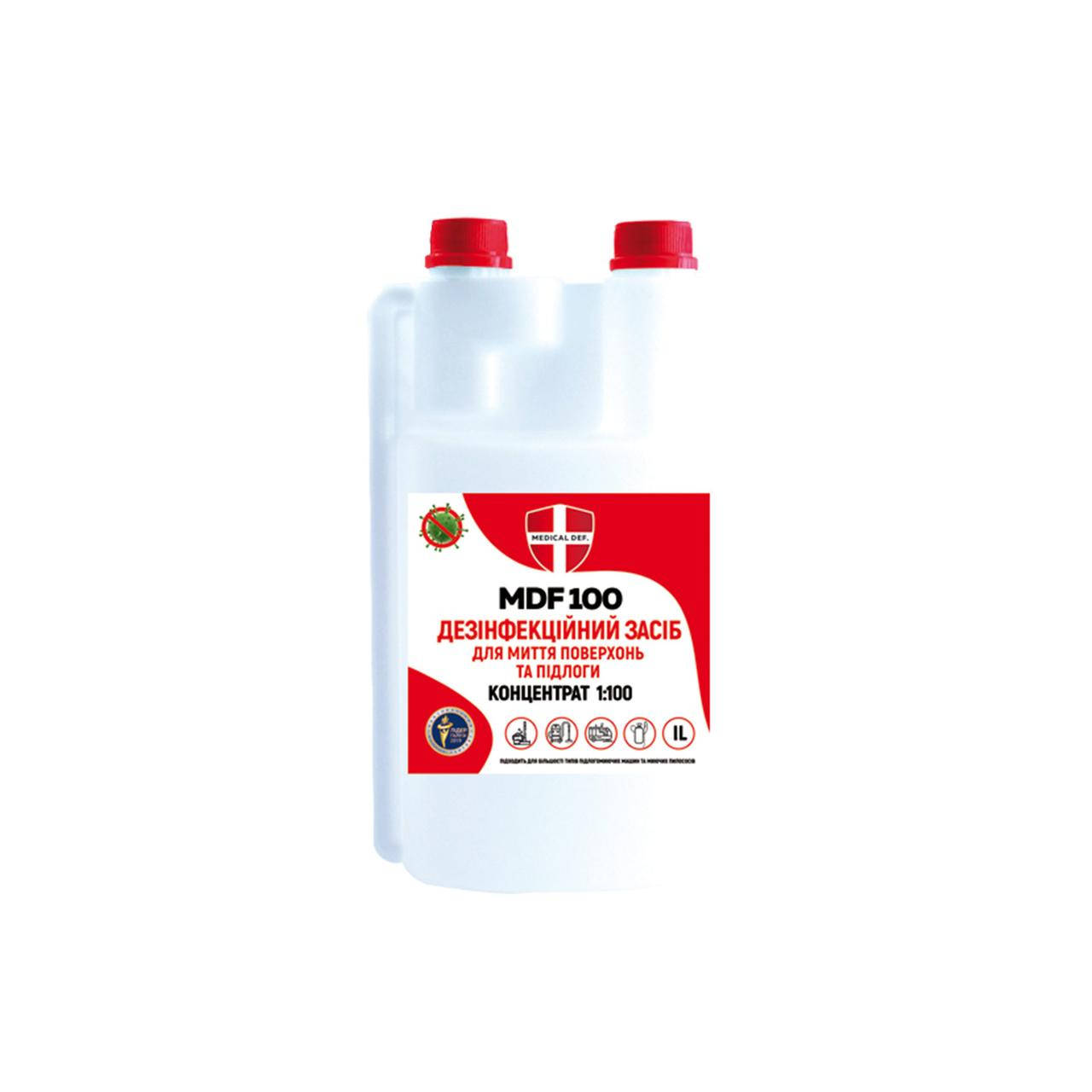 

Дезинфицирующее средство для мытья пола концентрат 1: 100 "MEDICAL DEF".