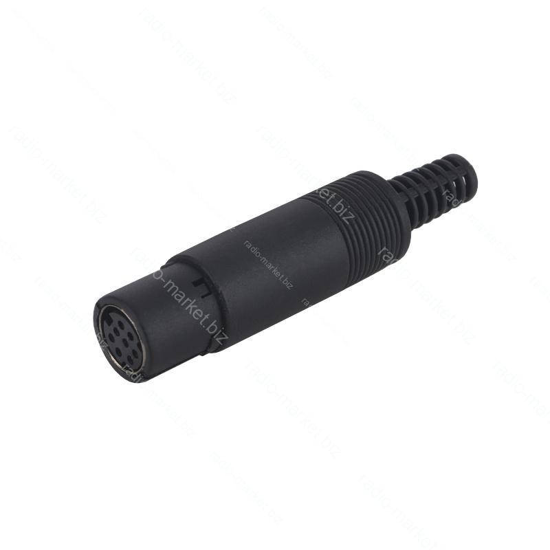 

Гнездо mini DIN 8pin на кабель
