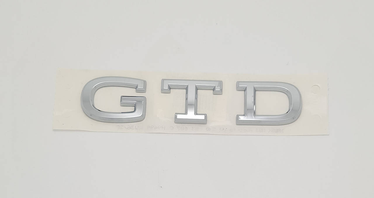 

Эмблема кузова VW GTD хром оригинал