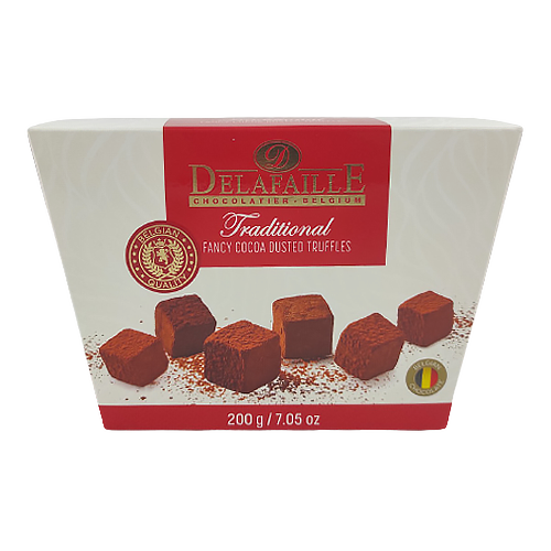 

Цукерки трюфелі традиційні Delafaile 200g 16шт/ящ (Код : 00-00004540)