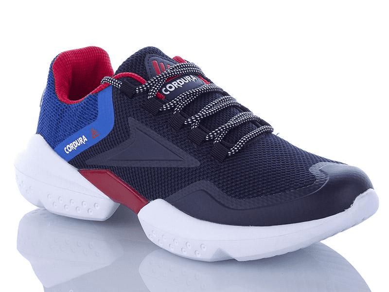 

Стильные кроссовки Supo Cordura мужские синие текстильные, сетка, Синий