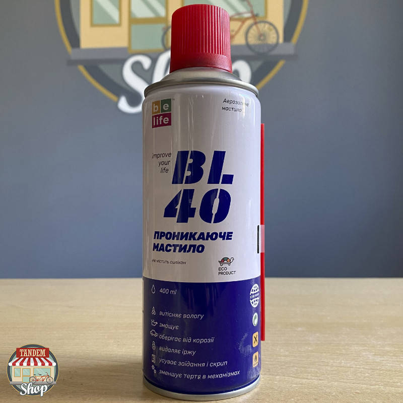 

Универсальная проникающая смазка BeLife BL-40, 400 мл Аэрозоль