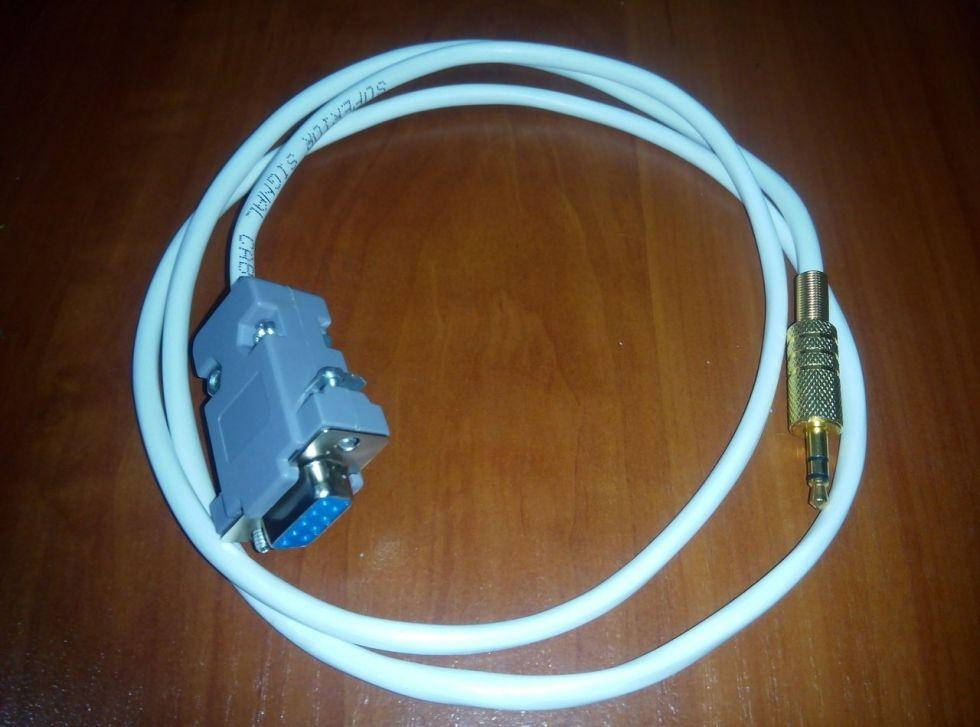 

Шнур для прошивки RS-232 - Mini-jack 3,5 (1метр)