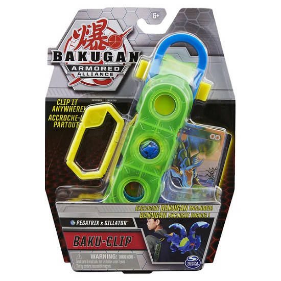 

Бакуган Пегатрикс Гиллатор с клипсой для хранения Bakugan Armored Alliance