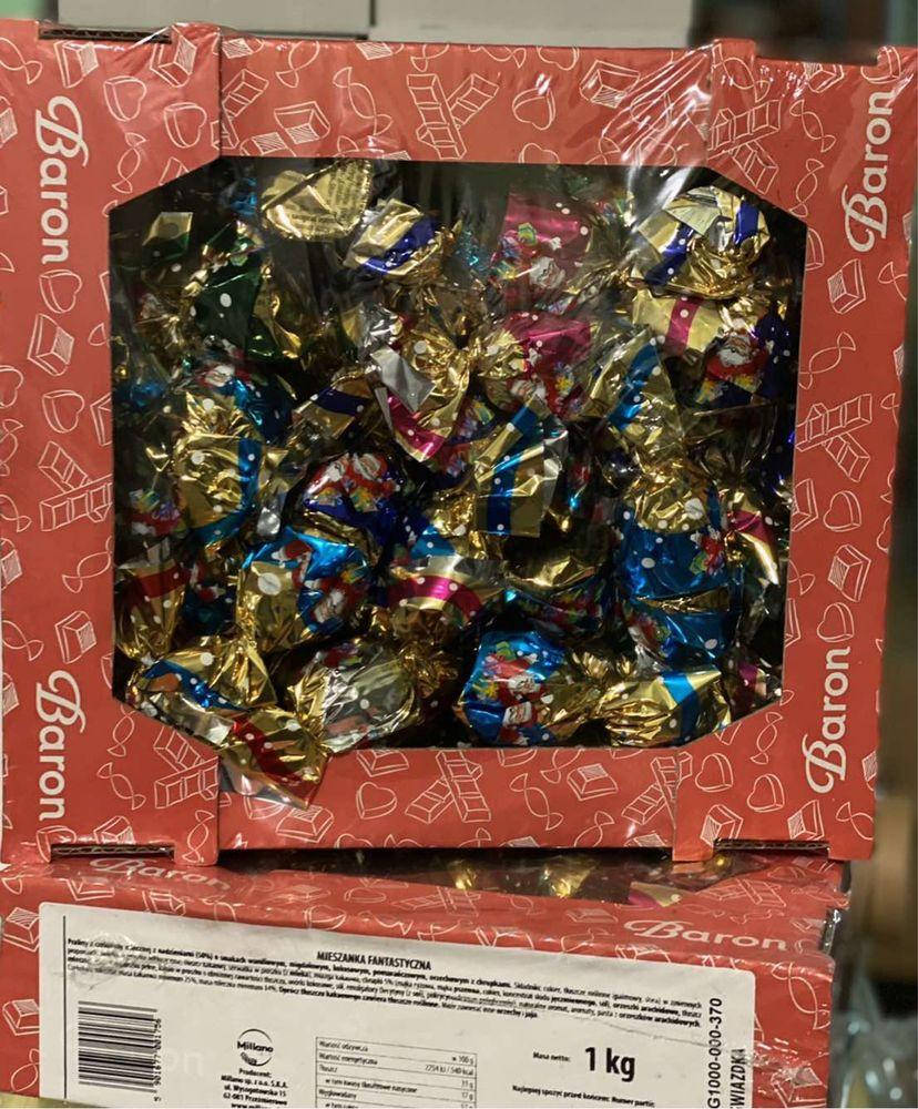 

Шоколадные конфеты Baron, 1кг, ассорти подарок