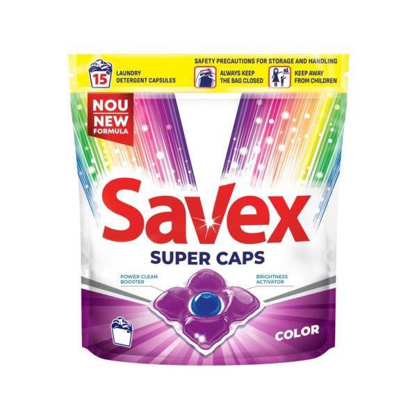 

Savex Капсули д/прання Super Caps 2in1 Color 12шт