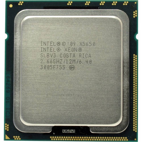 

Intel Xeon X5650 CPU SLBV3 2.66GHz/12M/95W Socket 1366 Intel 5520/X58 Express