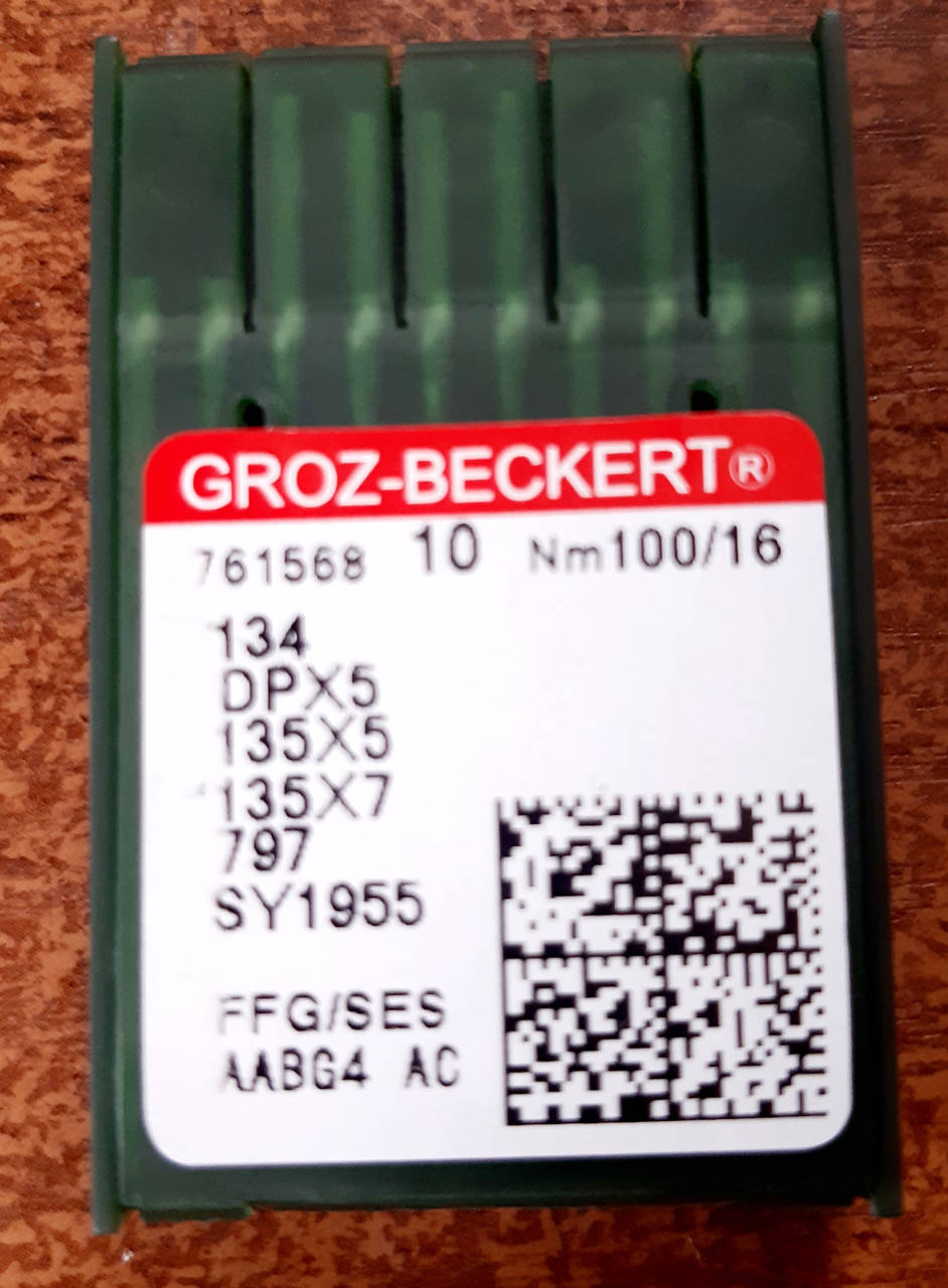 

Иглы промышленные Groz-Beckert DPx5 SES №100