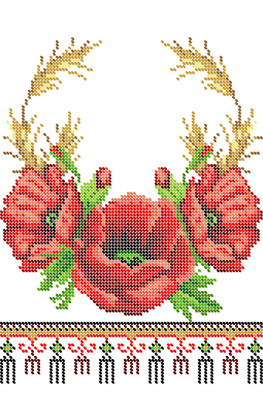 

Рушник под икону РМ 010