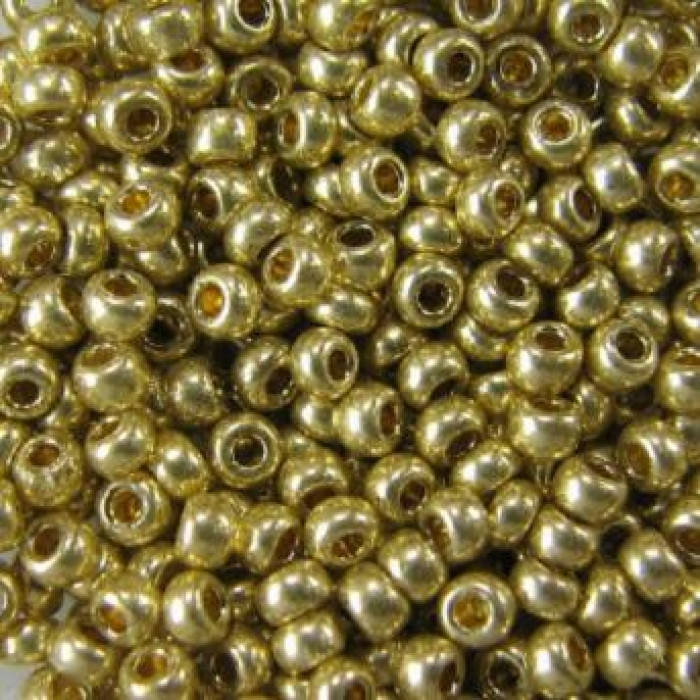 

Бисер 18151 Чешский Preciosa 10/0, Солгель Металлик CSM, Золотой, Круглый, (УТ100007317)