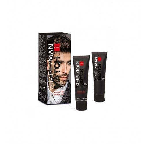

Nouvelle Simply Man Крем-краска для волос 1 ЧЕРНЫЙ (40мл + 40мл)