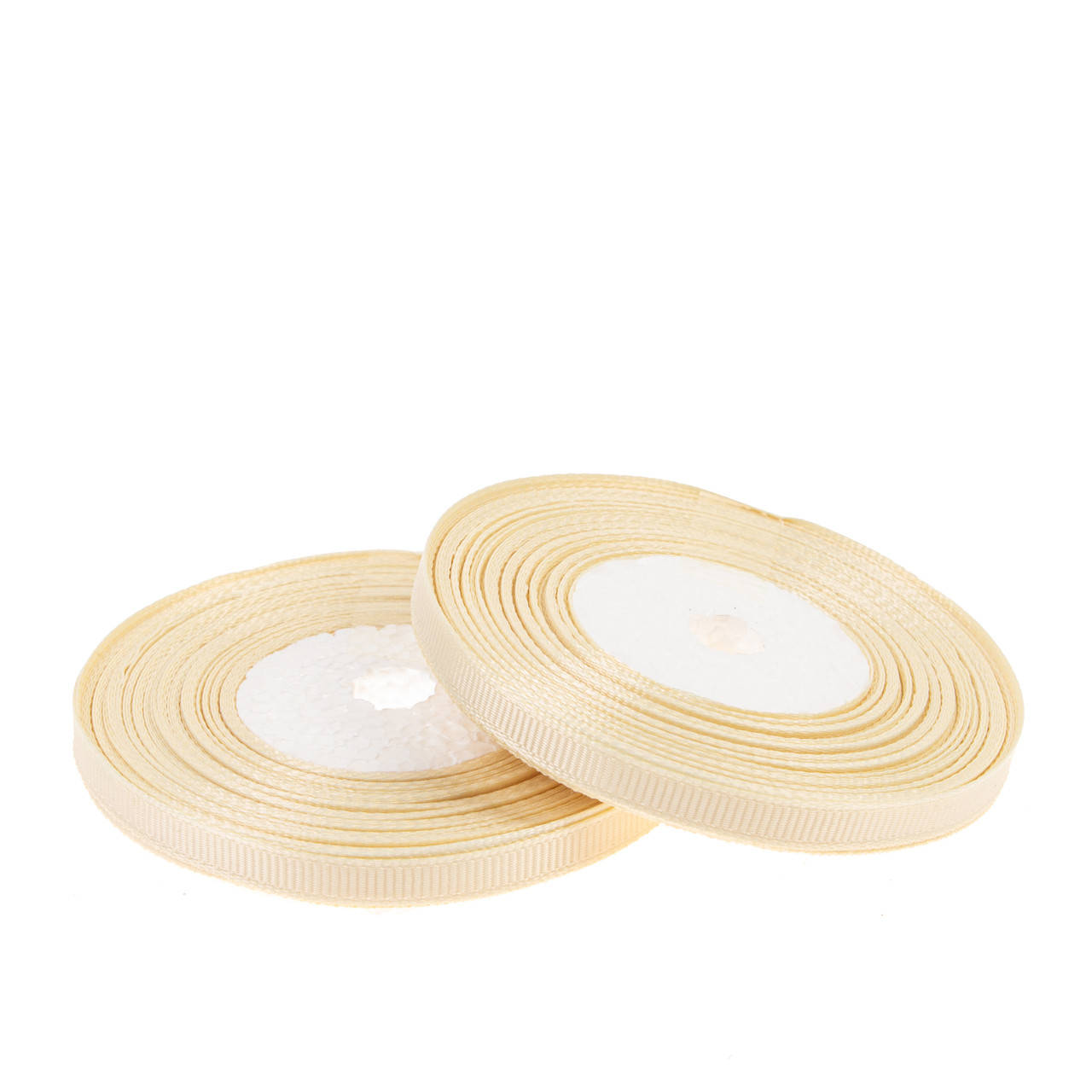 

Репсовая лента 0,6 см (18 м) кремовая