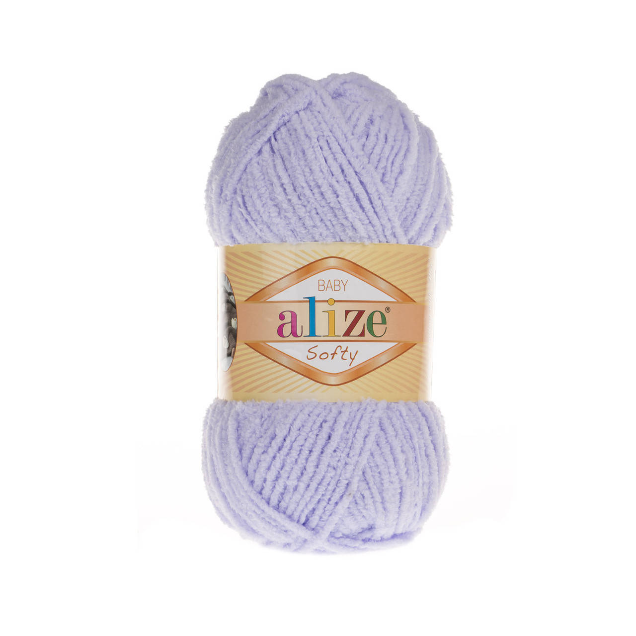 

Alize Softy (Ализе Софти) № 146 нежная сирень (Пряжа плюшевая, нитки для вязания)