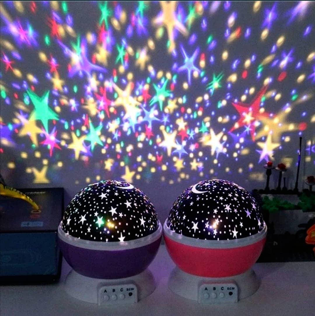 

Ночник-светильник, проектор "Звёздное небо" Star Master Dream. Ночник Звёздное небо вращающийся., Фиолетовый