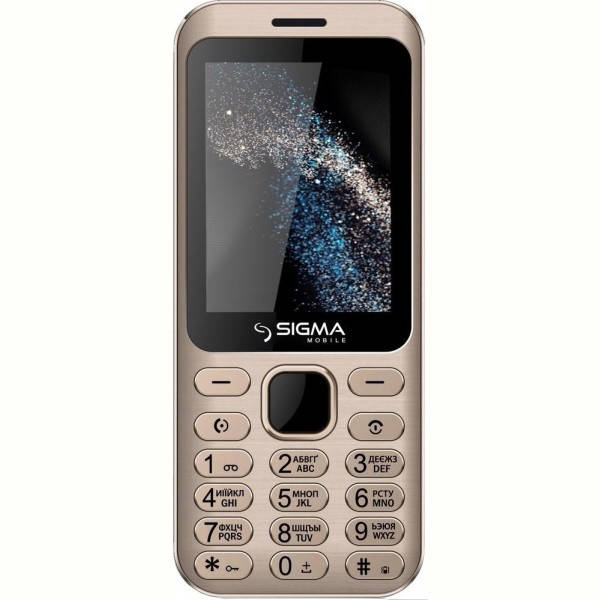 

Мобильный телефон Sigma mobile X-style 33 Steel Dual Sim Gold, Золотистый