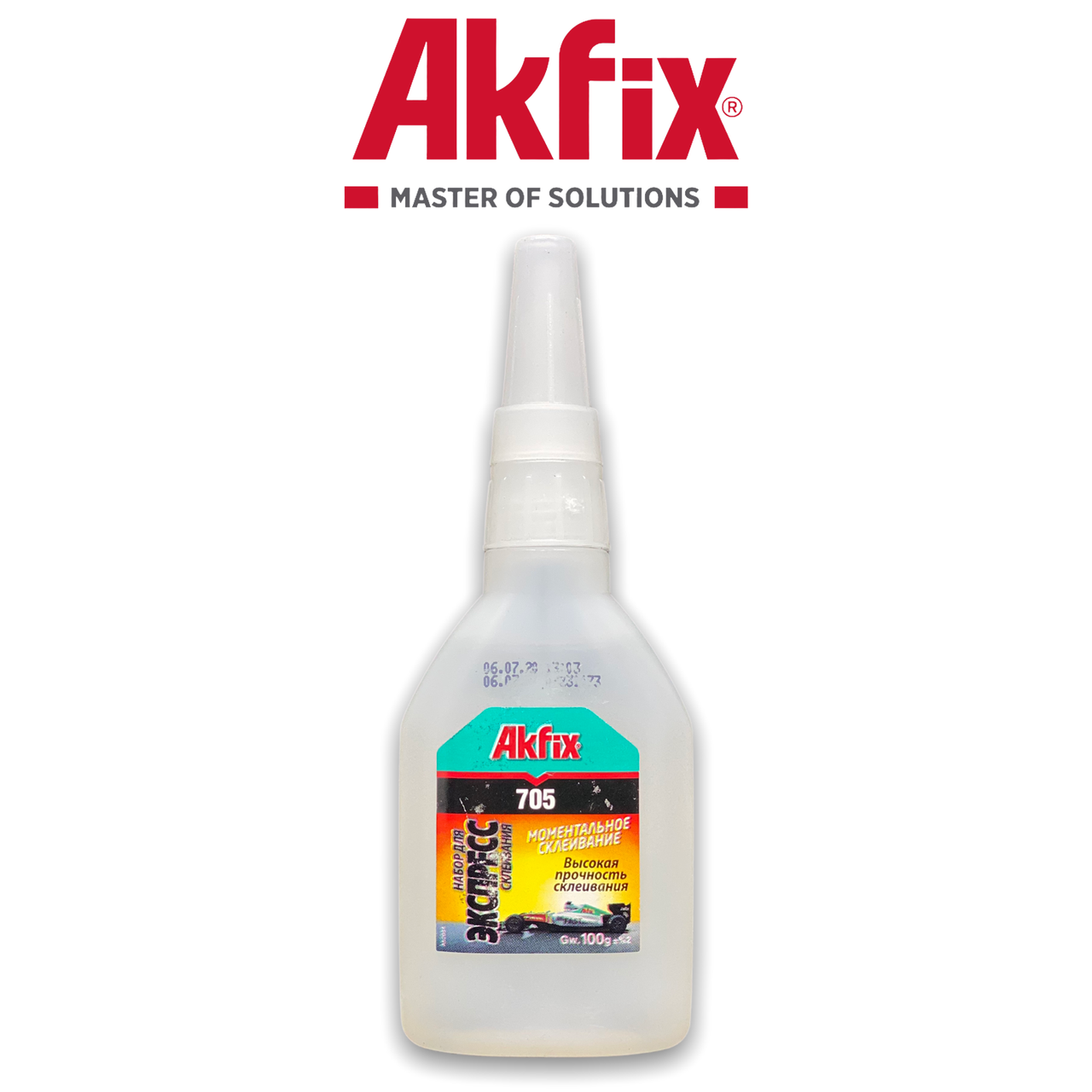 

Гелевый клей AKFIX 705 100g Суперклей