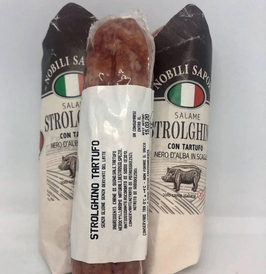 

Колбаса Салями с Трюфелем Salame Strolghino Nobili Sapori 100- 110 г Италия