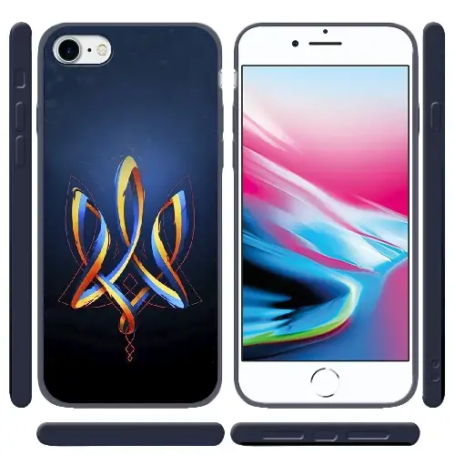 

Синий чехол BoxFace Apple iPhone 7 / 8 - Ukrainian Emblem