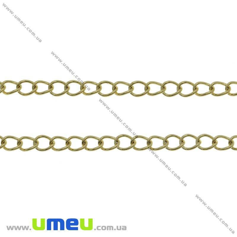 

Цепь из нержавеющей стали, Золото, 4х3 мм, 10 см (STL-026042)