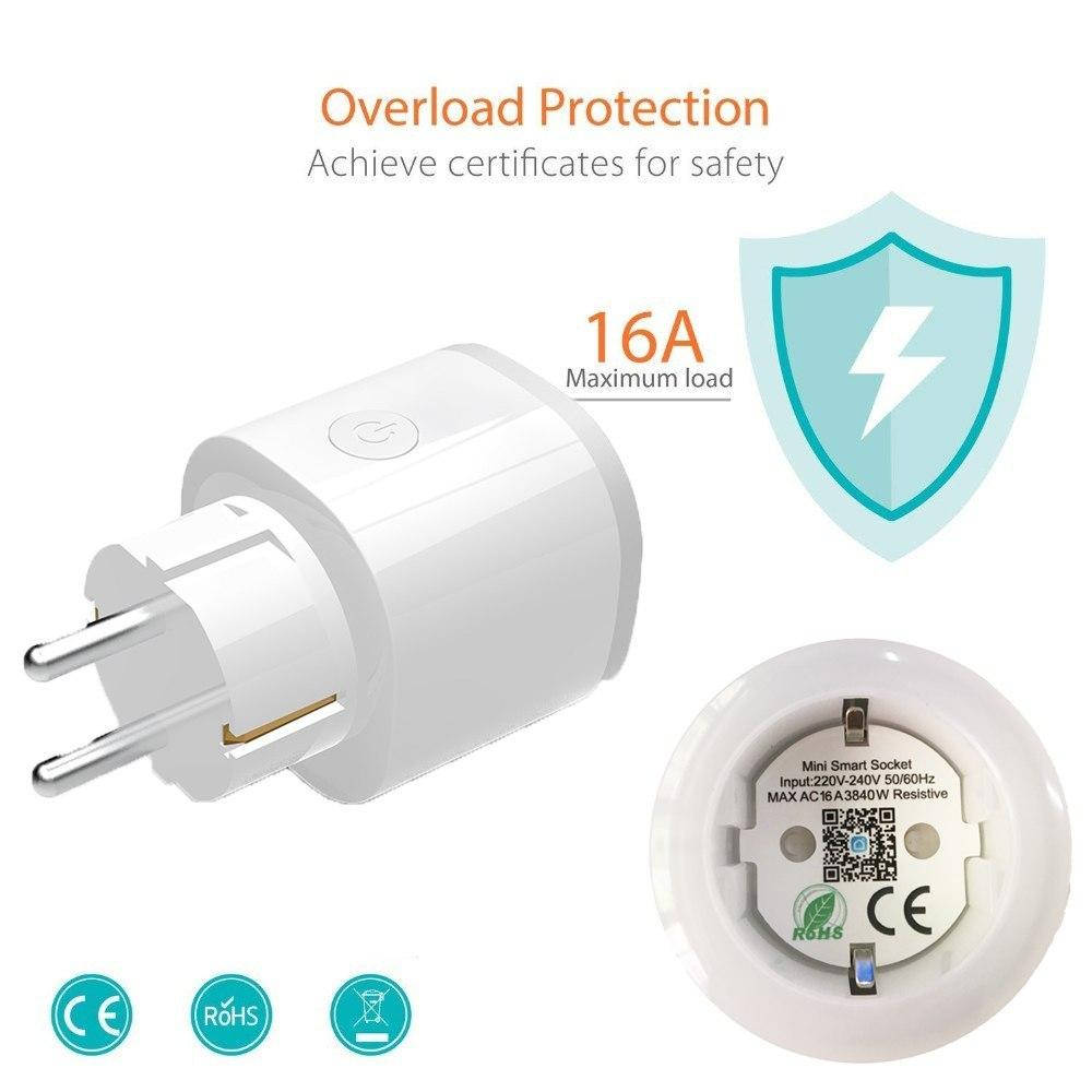 

Умная розетка Limasso xs a12, умный дом 16 ампер вай фай