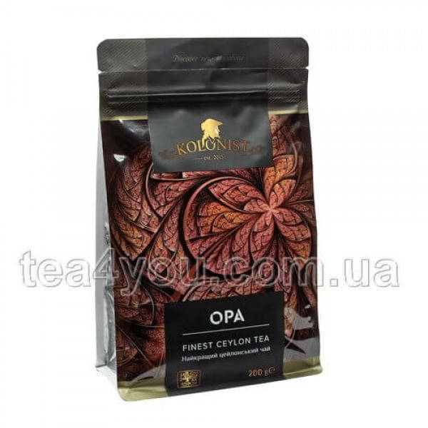 

Чай "Kolonist" OPА чорний 200г м/у