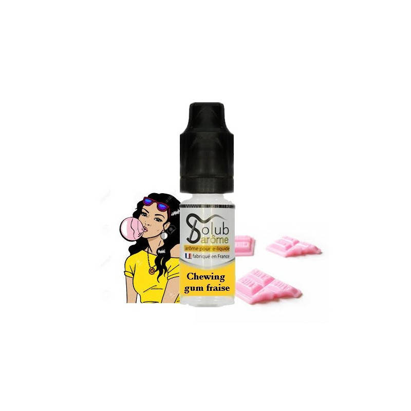 

Ароматизатор Solub "Chewing gum fraise" со вкусом клубничной жвачки 5 мл