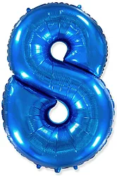 

Фольгированная цифра Flexmetal 40" (100 см) 8 синий