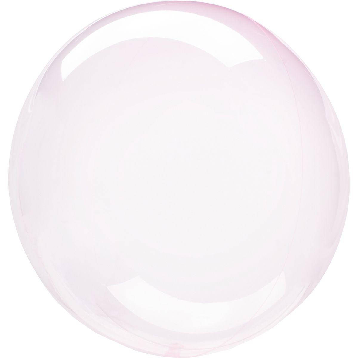 

Bubble Crystal Clearz / Бабл прозрачный нежно-розовый (Anagram) 18"-22" (48-55 см), Разные цвета