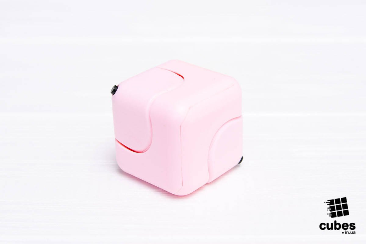 

Антистресс кубик-спиннер Gyro Cube розовый