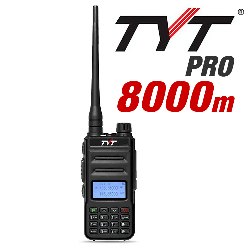 

Рация TYT TH-UV88 PRO серия VHF/UHF 5W, LED фонарь, 200 каналов, скремблер, дальность до 8км, ОРИГИНАЛ