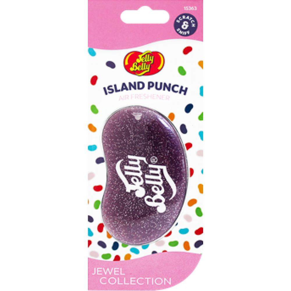 

Ароматизатор для авто Исландский пунш Jewel 3D Jelly Belly 18г