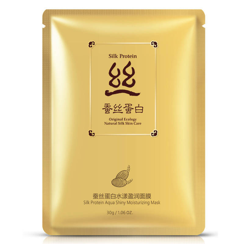 

Подтягивающая маска для лица с протеинами шёлка Bioaqua Silk Protein Aqua Shiny Moisturizing Mask, 30г