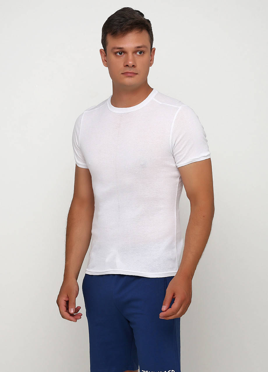 

Мужская белая футболка Мальта 19М440-16 XL (2901000259178)