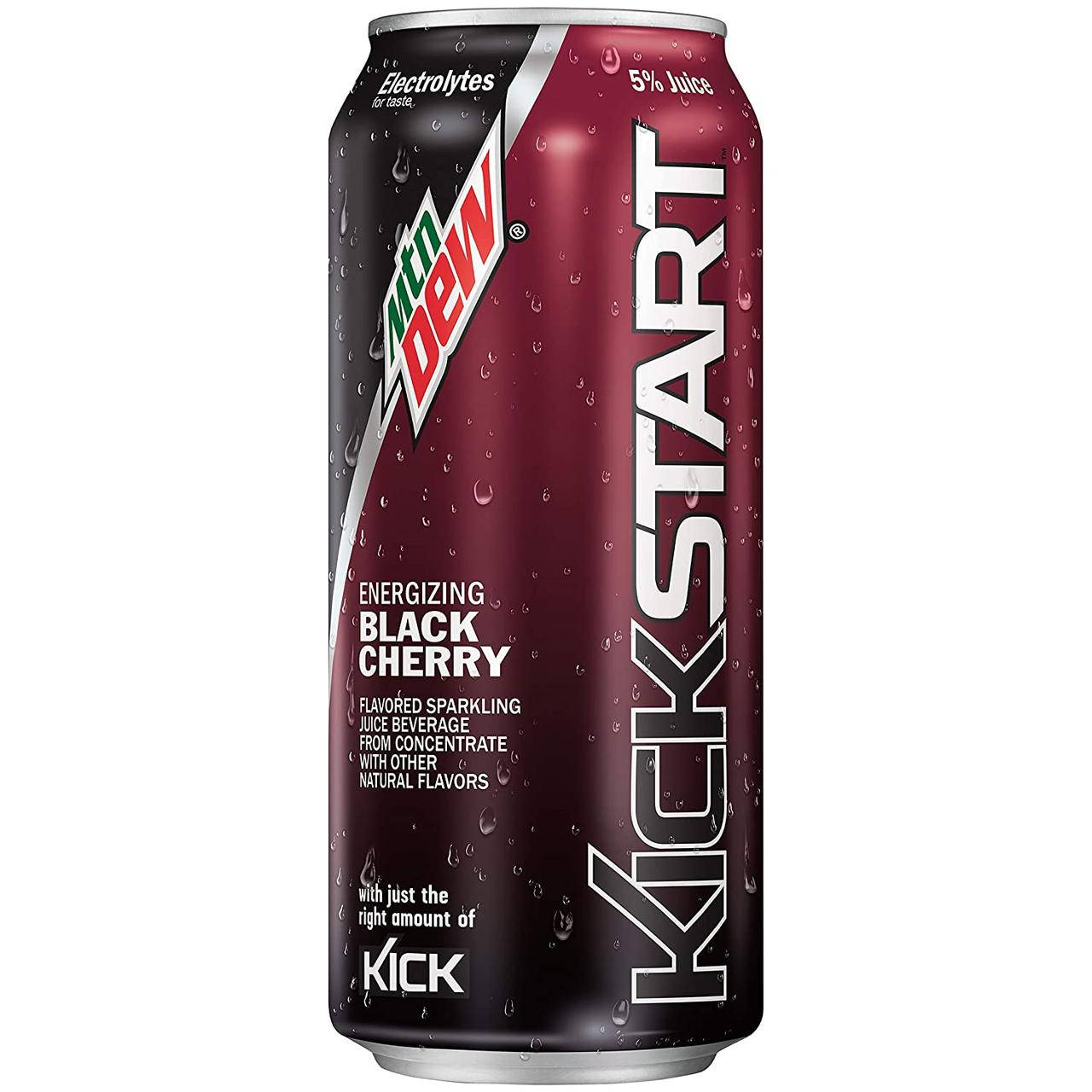 

Напиток Mountain Dew Kick Start Black Cherry 473g