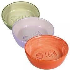 

Trixie Миска керам. д/кот. с рыбкой 0,2л/13см