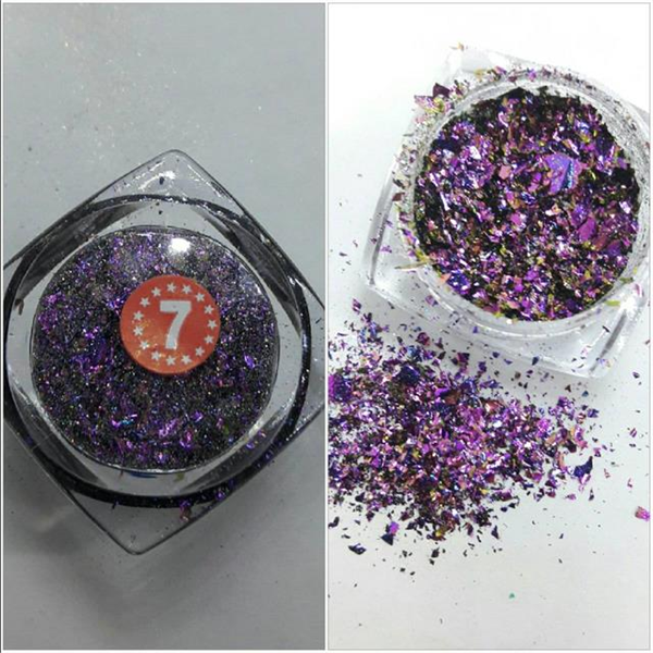 

Хлопья ЮКИ"космос" №7(голографические,тёмные)