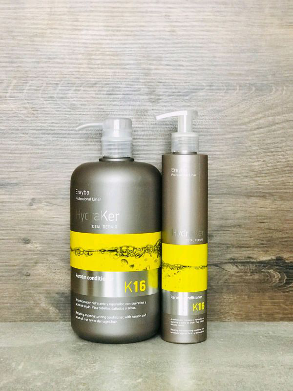 

Кондиционер с аргановым маслом и кератином Erayba HydraKer K16 Keratin Conditioner.250мл.