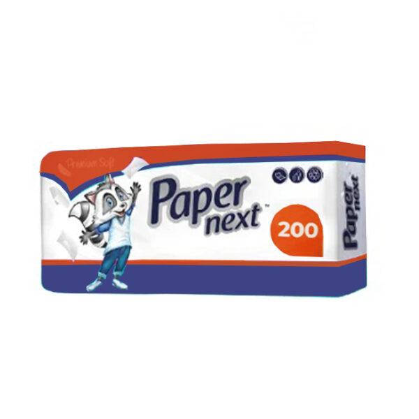 

Салфетки столовые Paper Premium Soft однослойные белые, 200 шт, Белый