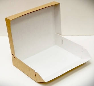 

Коробка для эклеров, зефира, печенья 230*150*60 мм крафт