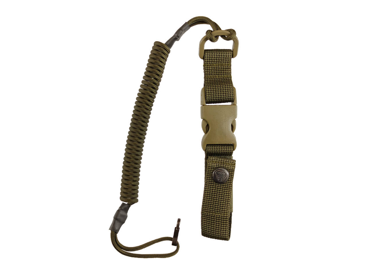 

Тренчик с фастексом - быстросъемный, страховочный шнур (паракорд, олива), Оливковый