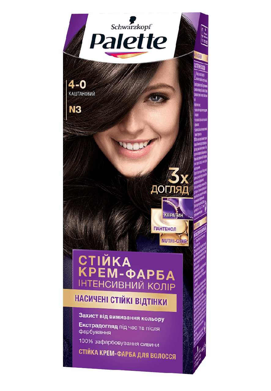 

Фарба для волосся Palette N3 Каштановий