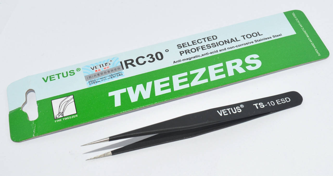 

12-07-017. Пинцет радиотехнический TS-10, ESD, Vetus