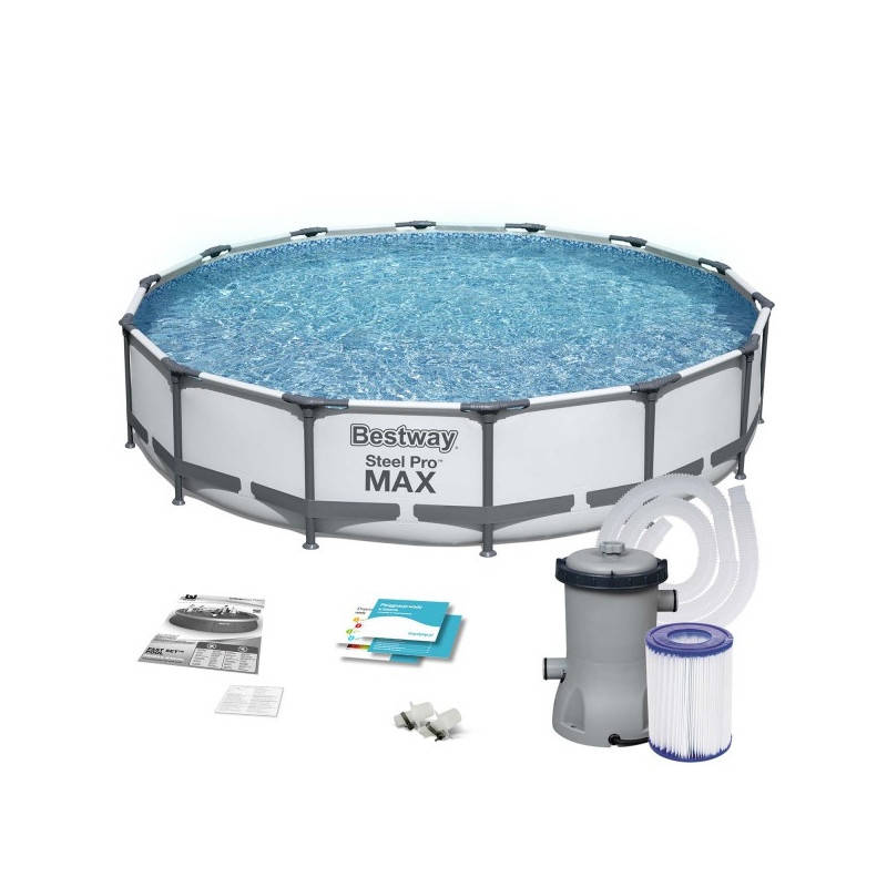 

Бассейн каркасный Bestway 56595 (427х84см) 9 в 1