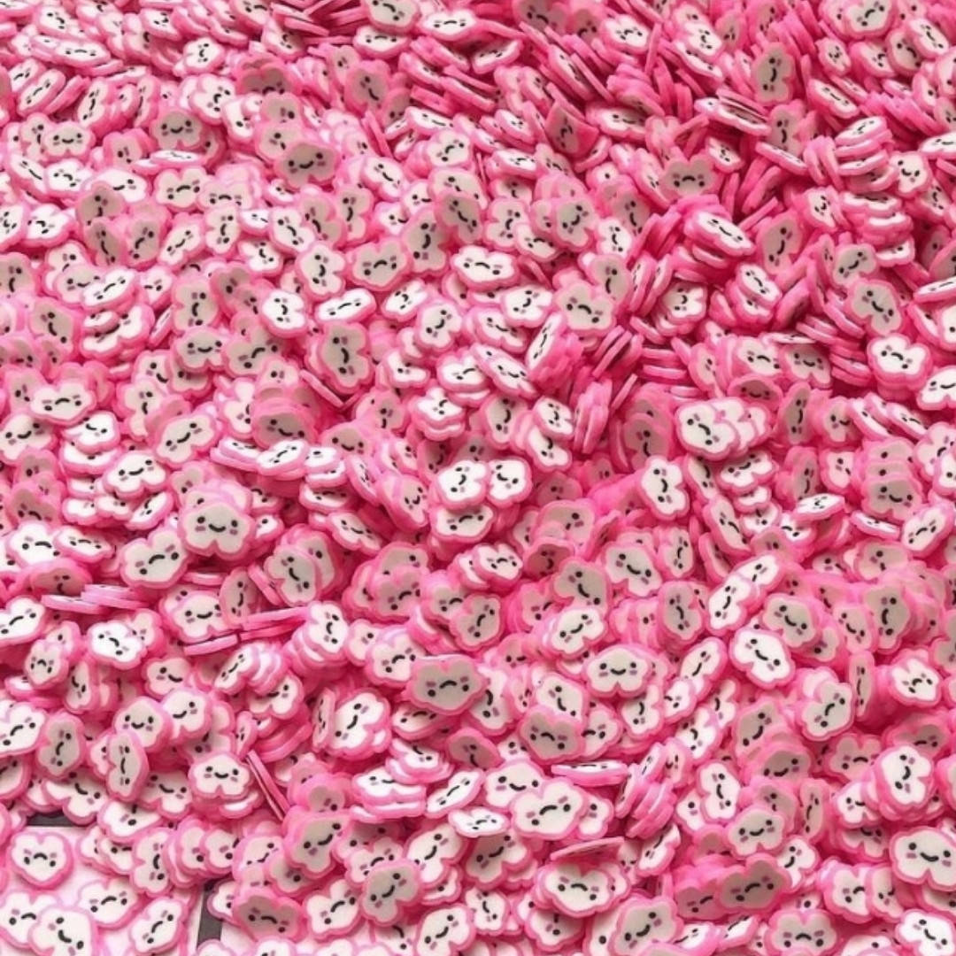 

Фимо нарезка добавка для слайма облако ☁️