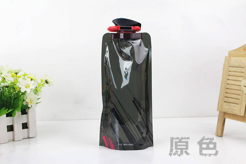 

Складная туристическая многоразовая фляга для воды ("анти-бутылка"), 700 мл ЧЁРНЫЙ