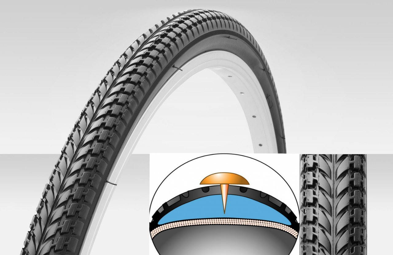

Велосипедная покрышка ChaoYang 28 x 1,75 H-597-2 Ёлка Антипрокол
