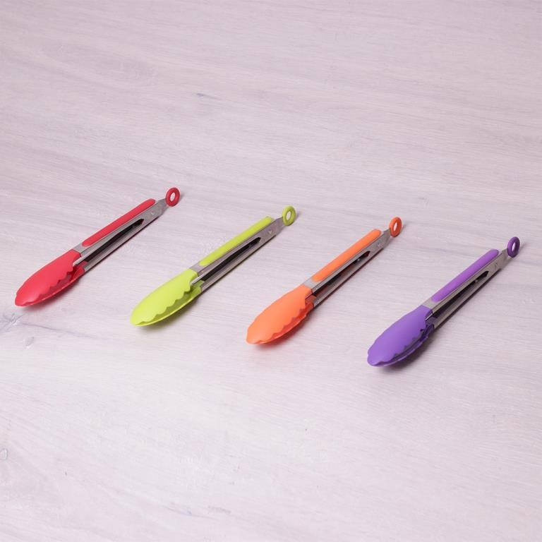 

Щипцы 23см./нержавеющая сталь/нейлон, Разные цвета