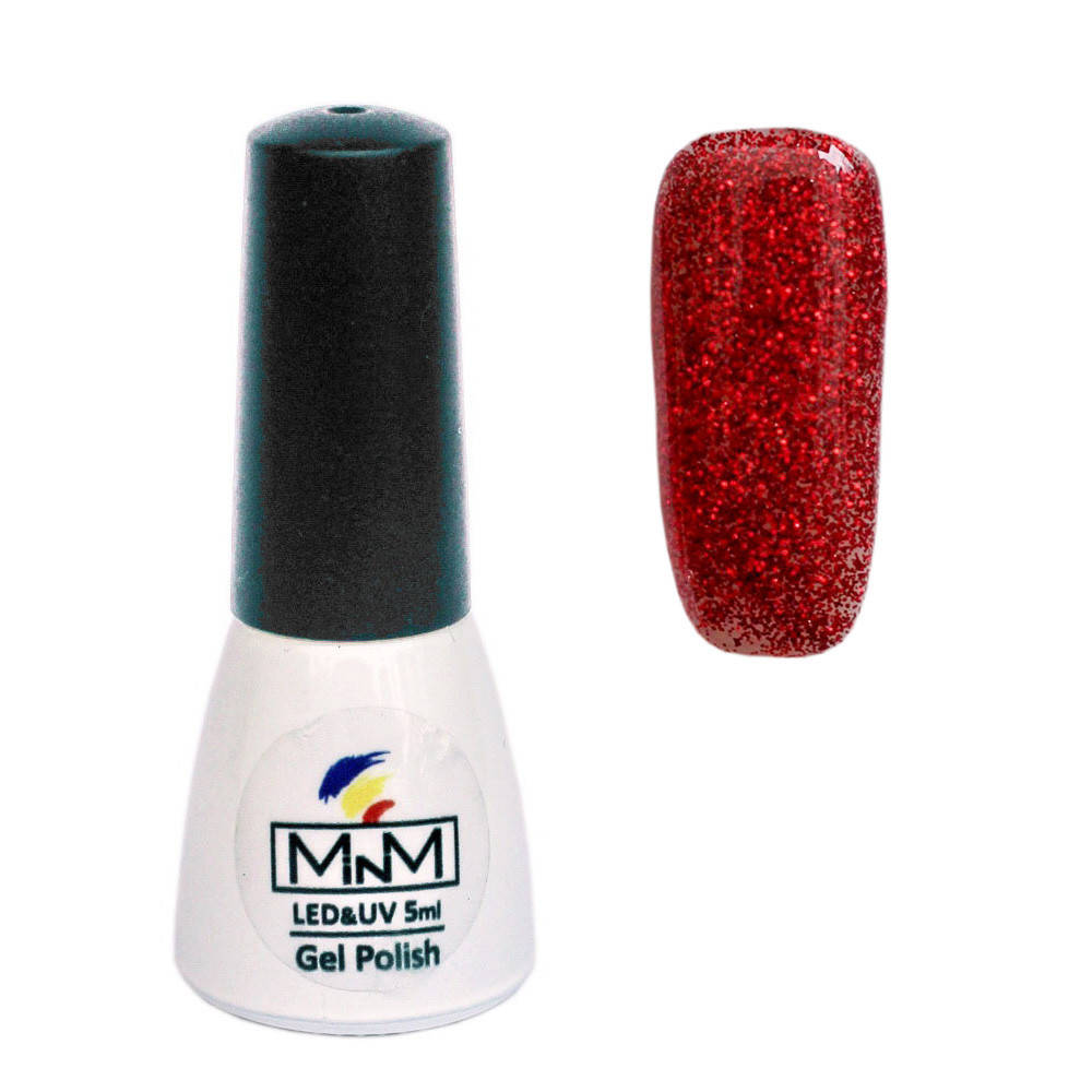 

Гель-лак M-IN-M (J17) Красный изумруд, 5мл